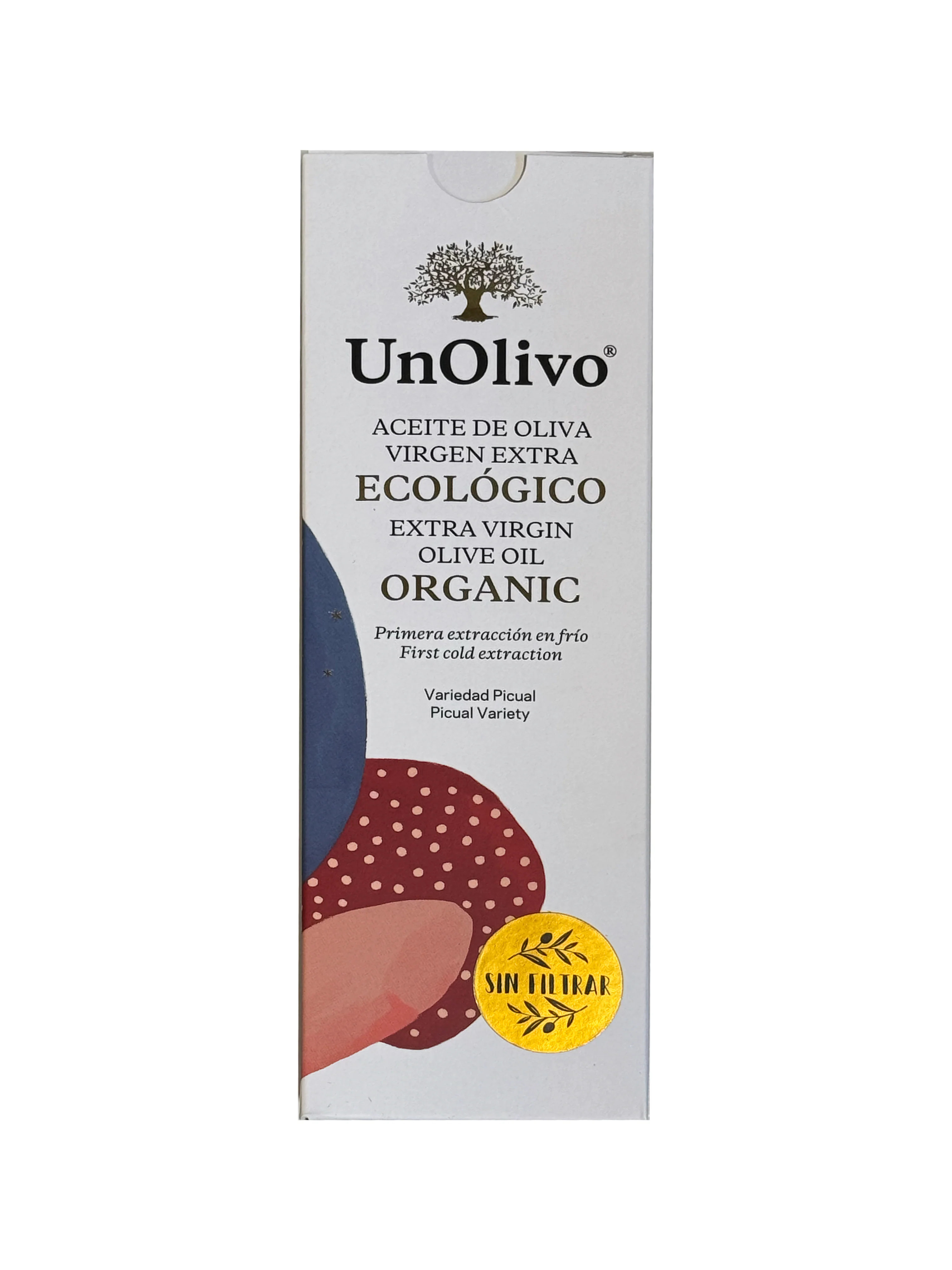 Aceite de Oliva Virgen Extra Ecológico Sin Filtrar Frasca · UnOlivo · 500 ml