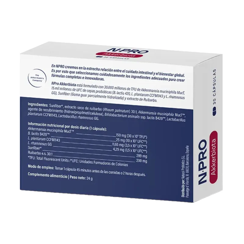 Akkerbiota · NPro · 30 cápsulas - Image 2