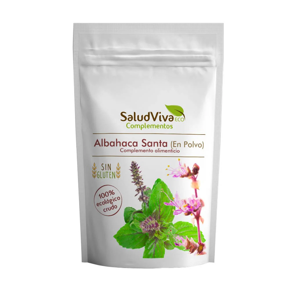 Albahaca Santa en Polvo Eco · Salud Viva · 80 gramos