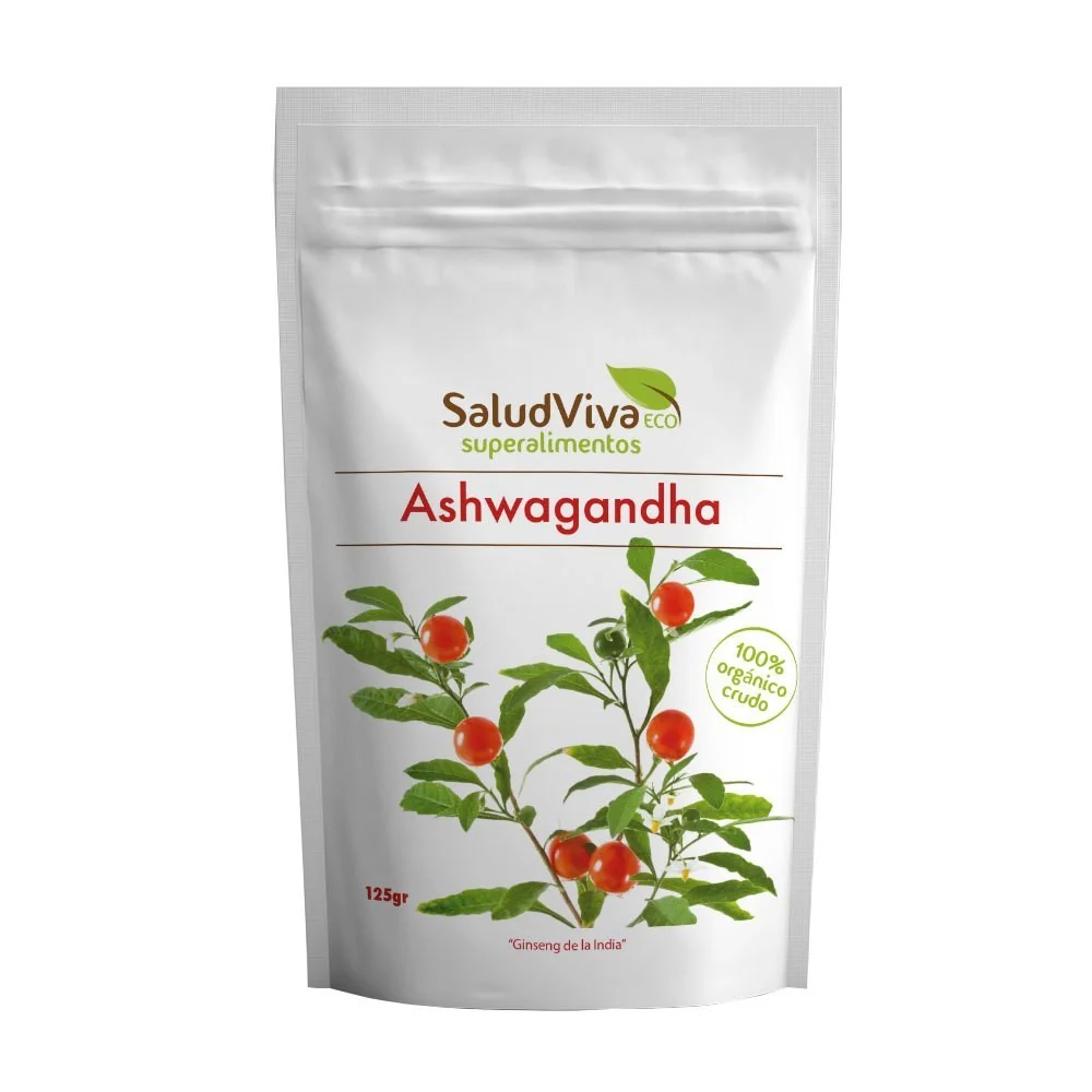 Ashwagandha en Polvo Eco · Salud Viva · 125 gramos