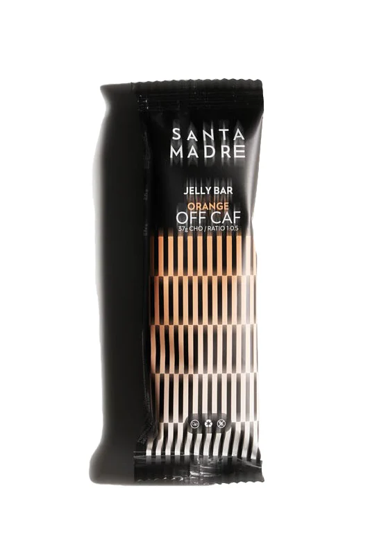 Barrita Energética Jelly Bar: Sabor Naranja  · Santa Madre · 45 gramos