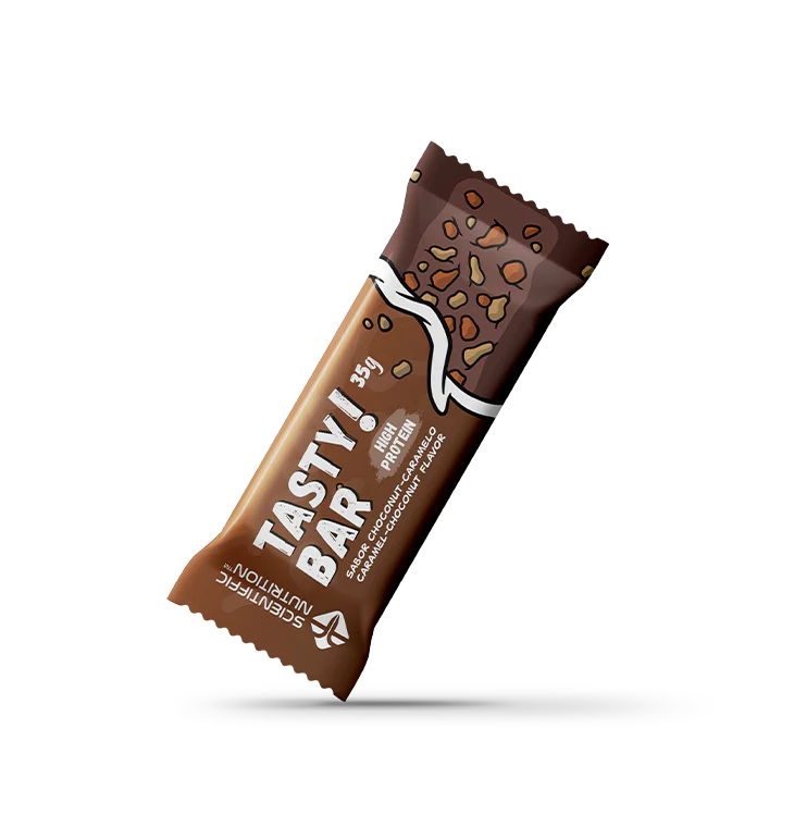 Barrita Proteica: Sabor Choconut Caramelo · Scientiffic Nutrition · 35 gramos