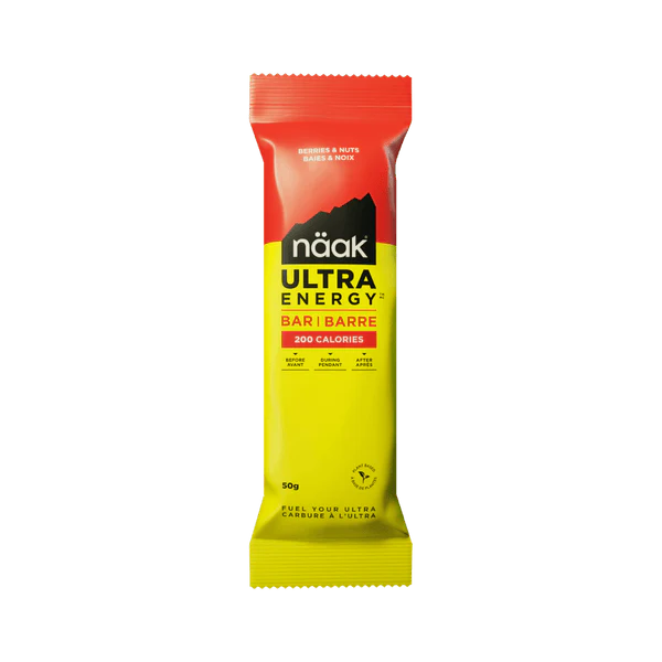 Barrita Ultra Energy Bayas y Nueces · Naak · 50 gramos