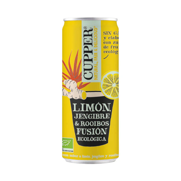 Bebida de Jengibre, Limón y Rooibos · Cupper · 250 ml