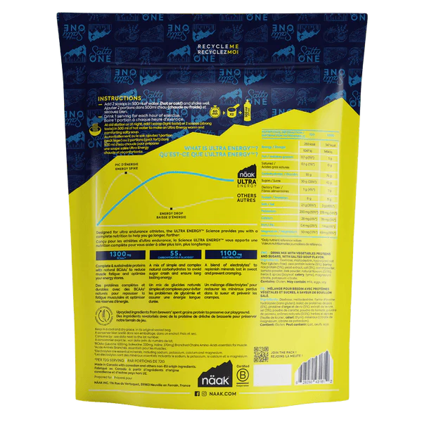 Bebida Ultra Energy Drink Mix Caldo Salado · Naak · 720 gramos - Image 2