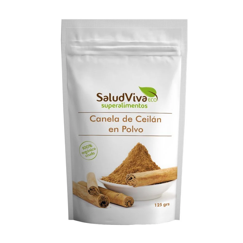 Canela de Ceilan en Polvo Eco · Salud Viva · 125 gramos