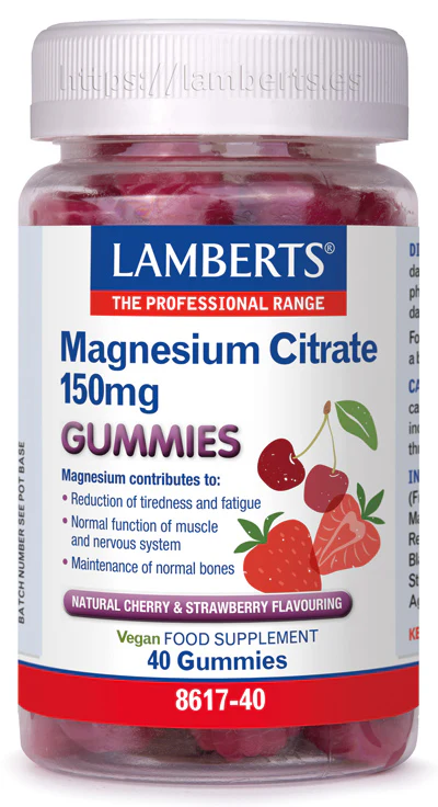 Citrato de Magnesio · Lamberts · 40 gummies