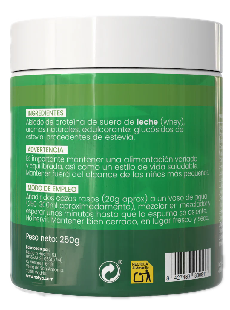 Clear Whey Protein Mojito · Sotya · 250 gramos - Image 2