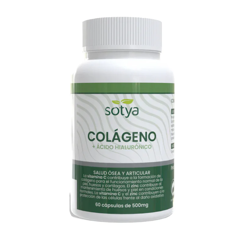 Colágeno con Ácido hialurónico · Sotya · 60 cápsulas