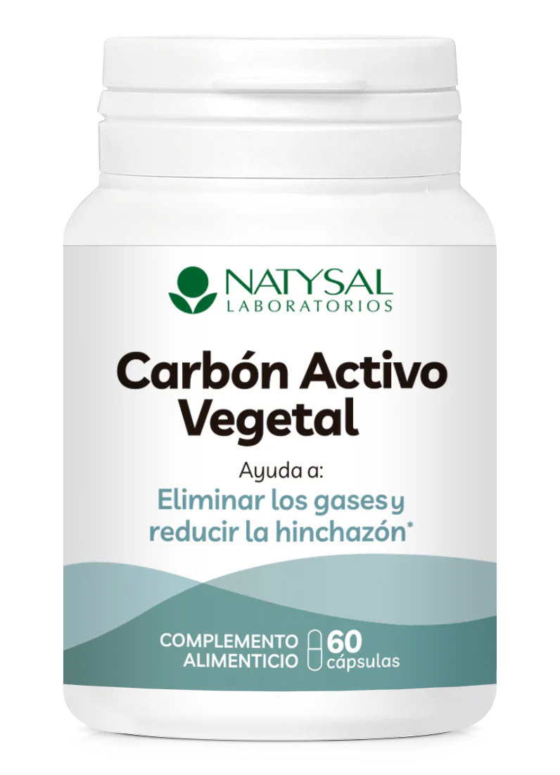 Carbón Activo Vegetal · Natysal · 60 cápsulas