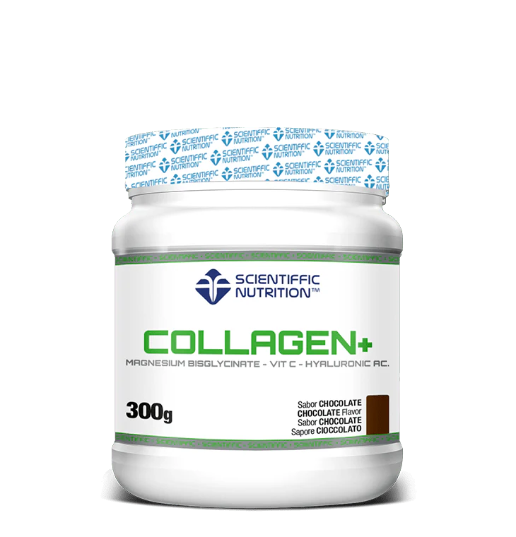 Collagen Plus: Sabor Chocolate · Scientiffic Nutrition · 300 gramos