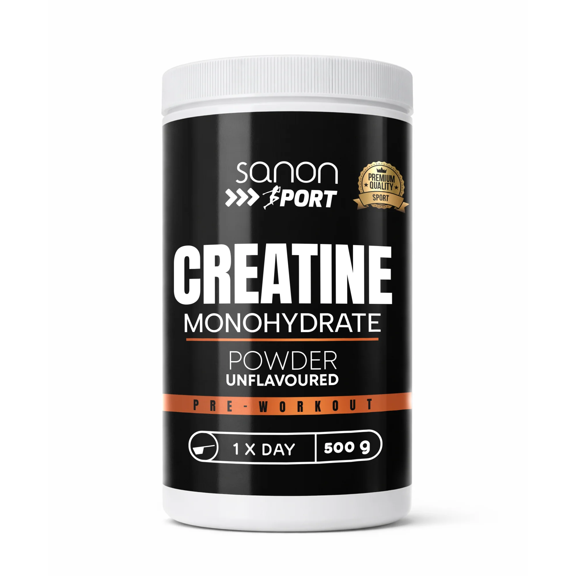 Creatina Monohidrato · Sanon Sport · 500 gramos