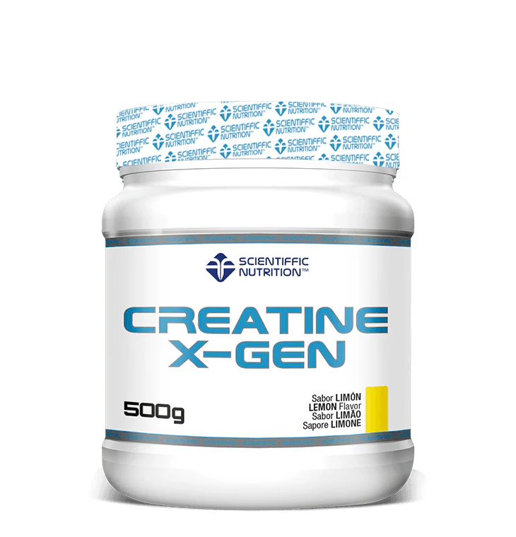 Creatina X-Gen: Sabor Limón · Scientiffic Nutrition · 500 gramos