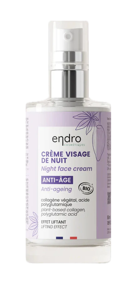 Crema de Noche Reafirmante con Colágeno · Endro Cosmétiques · 50 ml