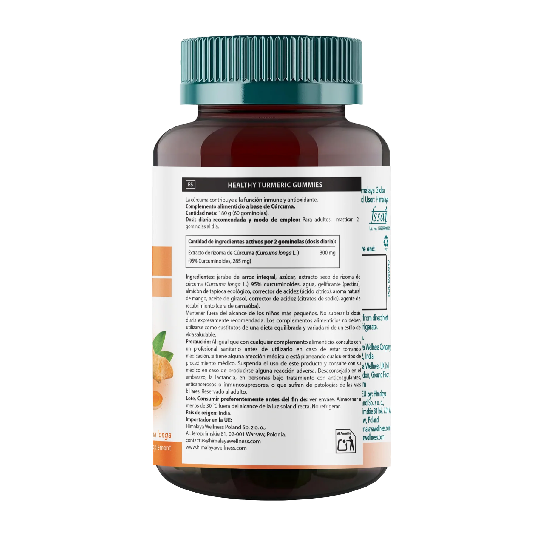 Cúrcuma · Himalaya · 60 gummies - Image 2