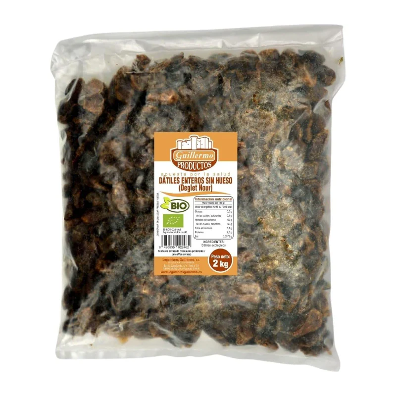 Dátiles Enteros Sin Hueso Bio · Guillermo · 2 kg