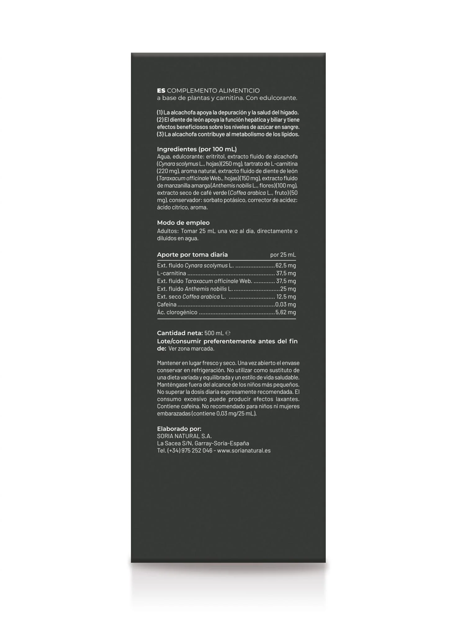 Drenavit · Soria Natural · 500 ml - Image 3