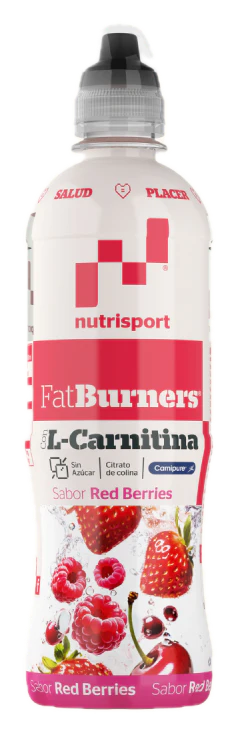 Fat Burners Red Berries con L-Carnitina · Nutrisport · 500 ml