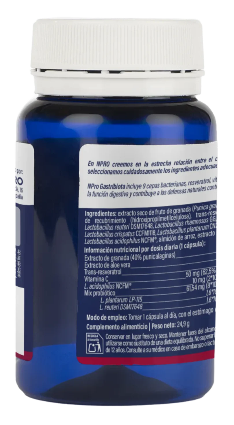 Gastribiota · NPro · 30 cápsulas - Image 2