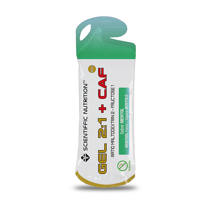 Gel Energético 2:1 + CAF Sabor Mentol · Scientiffic Nutrition · 60 gramos