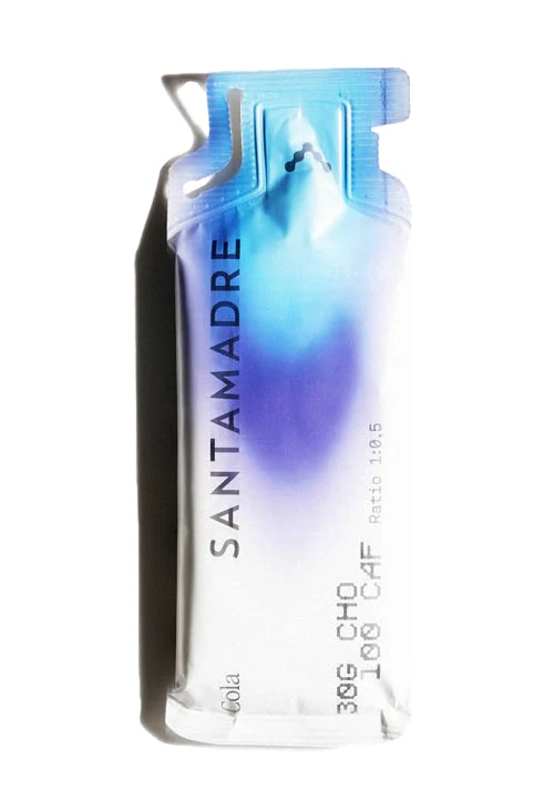 Gel Energético 30CHO 100 CAF: Sabor Cola · Santa Madre · 60 gramos