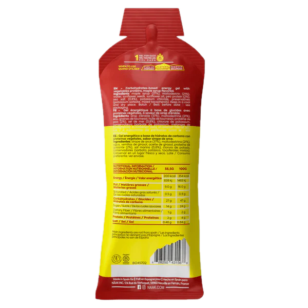Gel Ultra Energy Arce Salado · Naak · 57 gramos - Image 2
