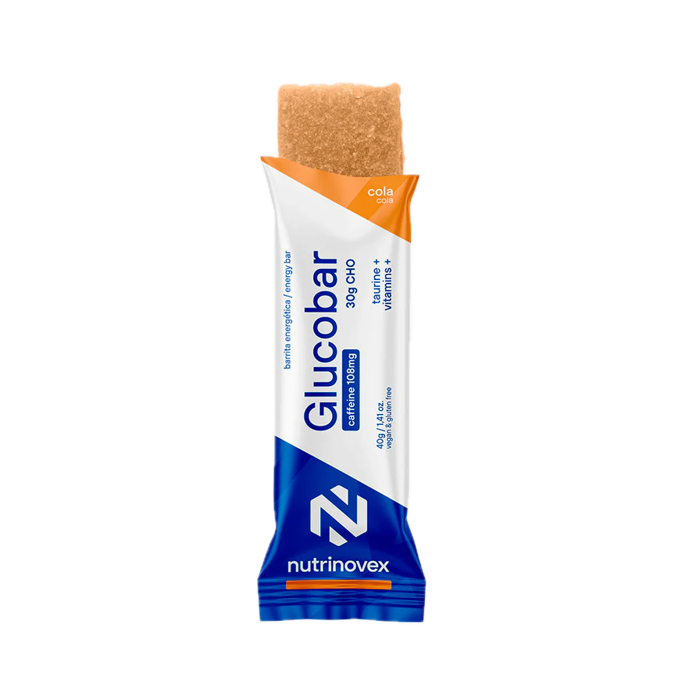 Glucobar Cola con Cafeína · Nutrinovex · 40 gramos
