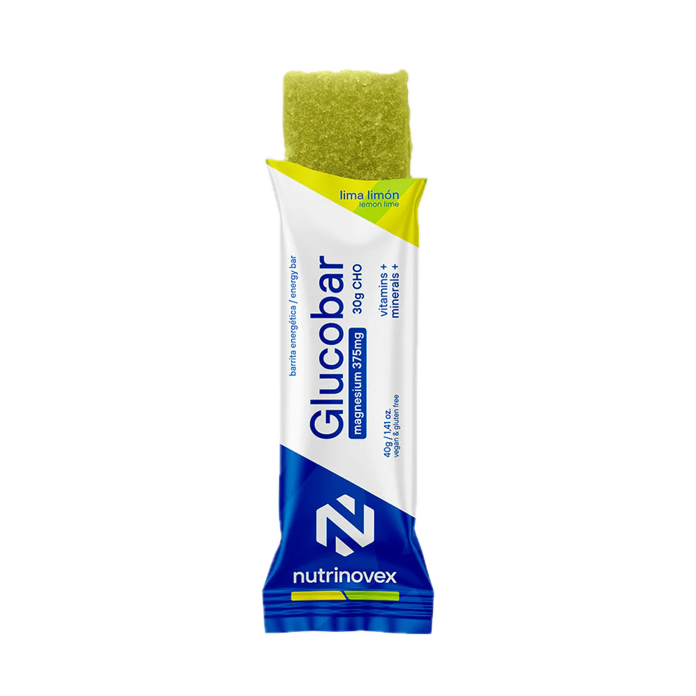 Glucobar Magnesio: Sabor Lima Limón · Nutrinovex · 40 gramos