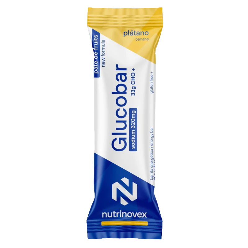 Glucobar Sodio Plátano · Nutrinovex · 40 gramos