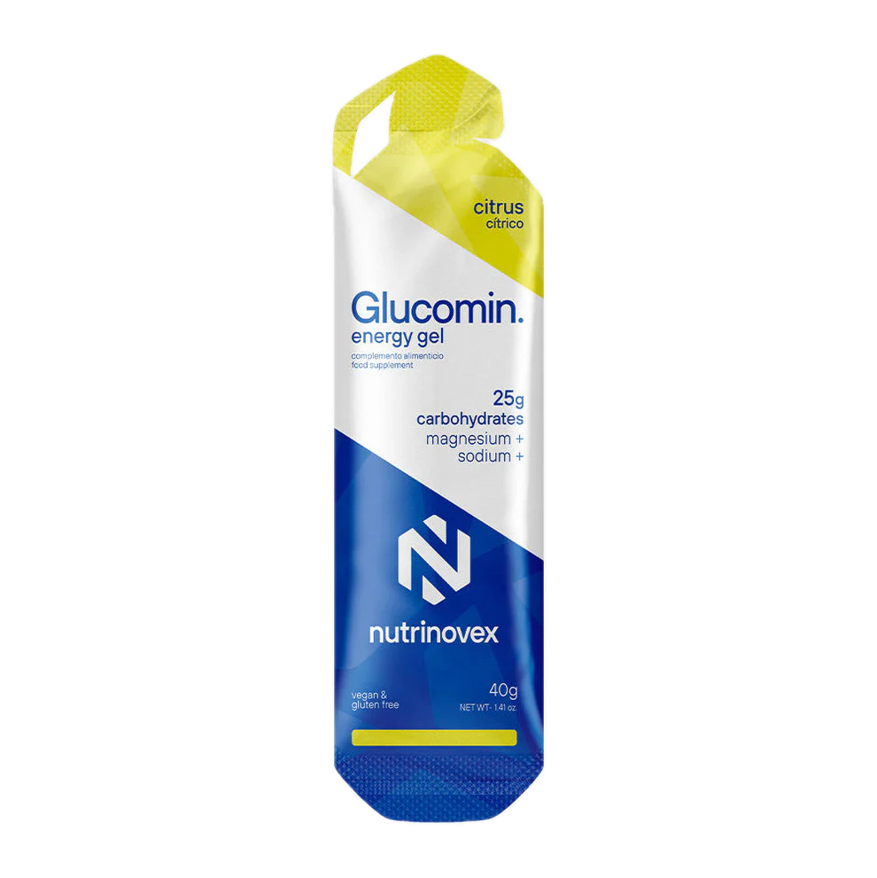 Glucomin Energy Gel: Sabor Cítrico · Nutrinovex · 40 gramos