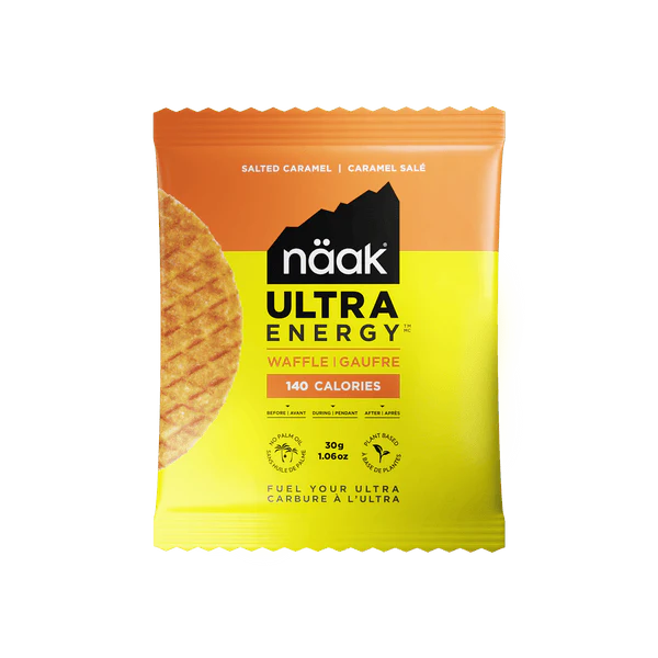 Gofre Ultra Energy Caramelo Salado · Naak · 30 gramos