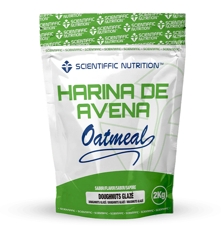 Harina de Avena Integral: Sabor Doughnuts Glazé · Scientiffic Nutrition · 2 kg