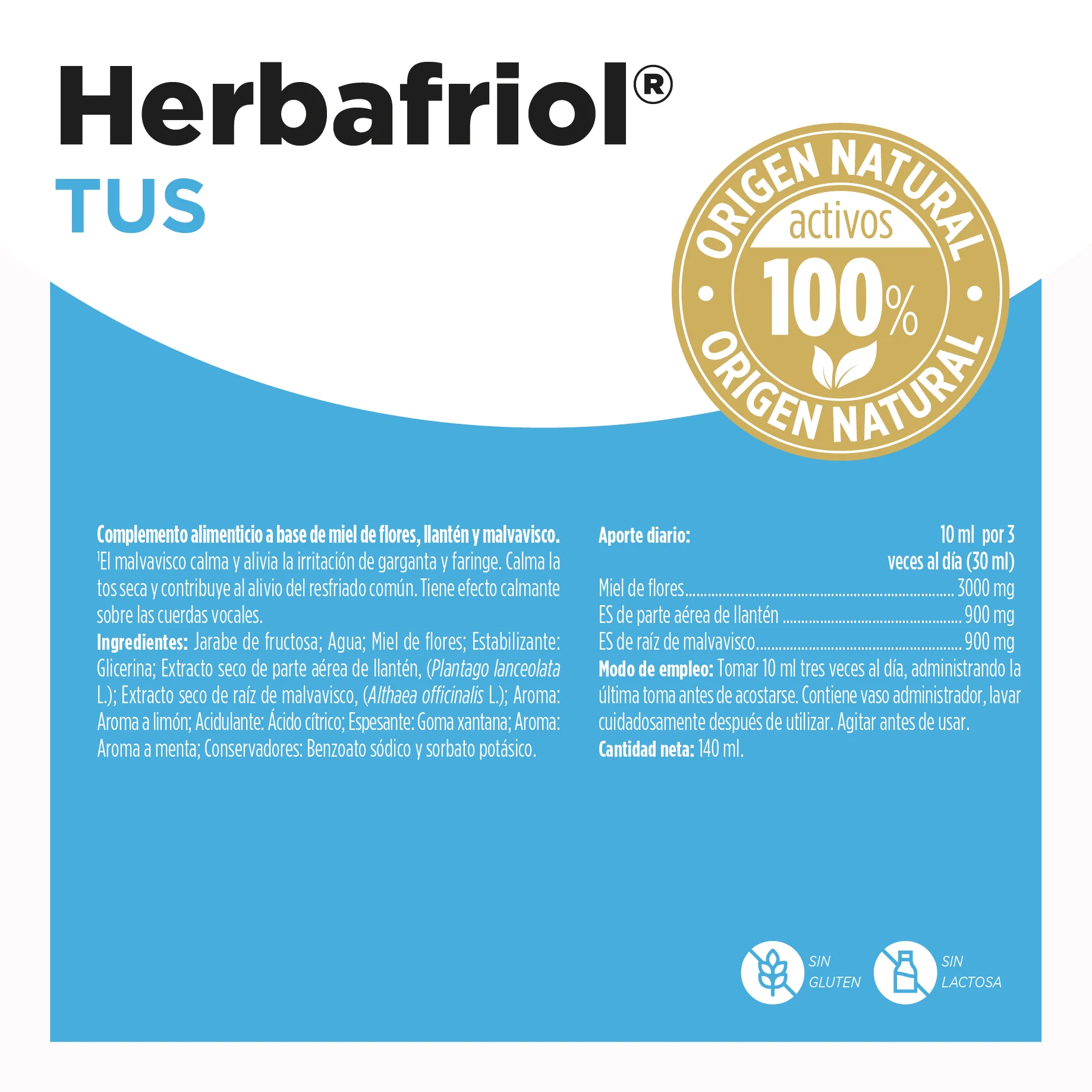 Herbafriol TUS Adultos · Eladiet · 140 ml - Image 2