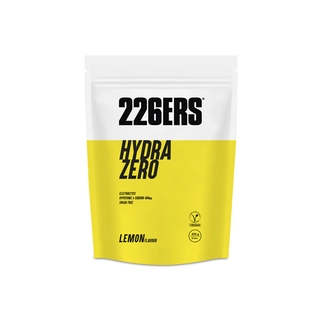 HydraZero - Bebida Hipotónica: Sabor Limón · 226ERS · 225 gramos