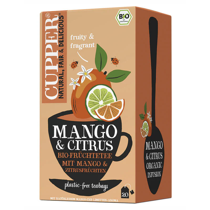 Infusión Mango Citrus Bio · Cupper · 20 filtros