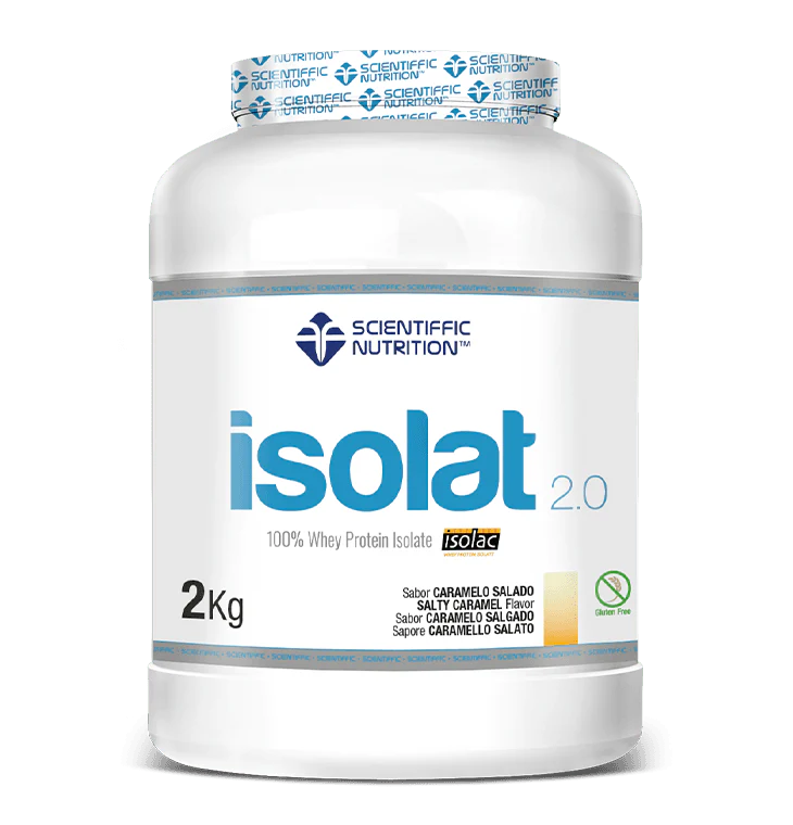 Isolat 2.0 Whey Protein: Sabor Caramelo Salado · Scientiffic Nutrition · 2 kg