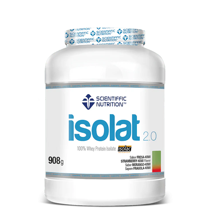 Isolat 2.0 Whey Protein: Sabor Fresa-Kiwi · Scientiffic Nutrition · 908 gramos