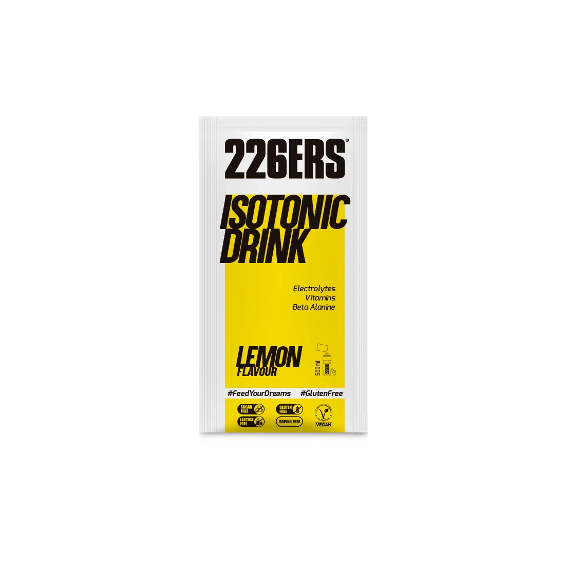 Isotonic Drink: Sabor Limón · 226ERS · 20 gramos