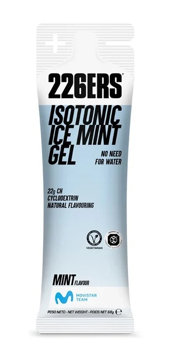 Isotonic Ice Mint Gel: Sabor Menta · 226ERS · 68 gramos