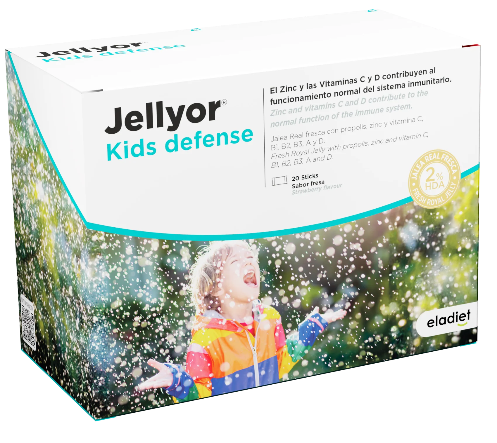 Jellyor Kids Defense · Eladiet · 20 sticks [Caducidad 09/2026]