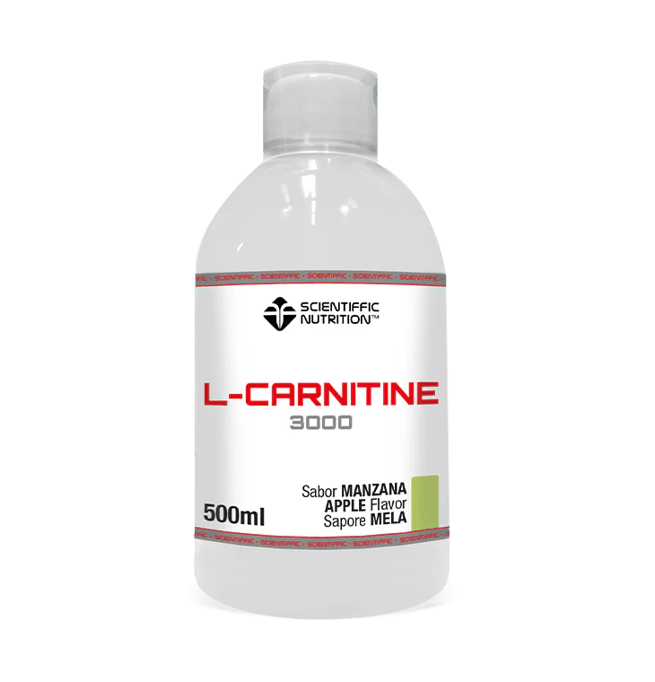 L-Carnitine 3000 mg: Sabor Manzana · Scientiffic Nutrition · 500 ml