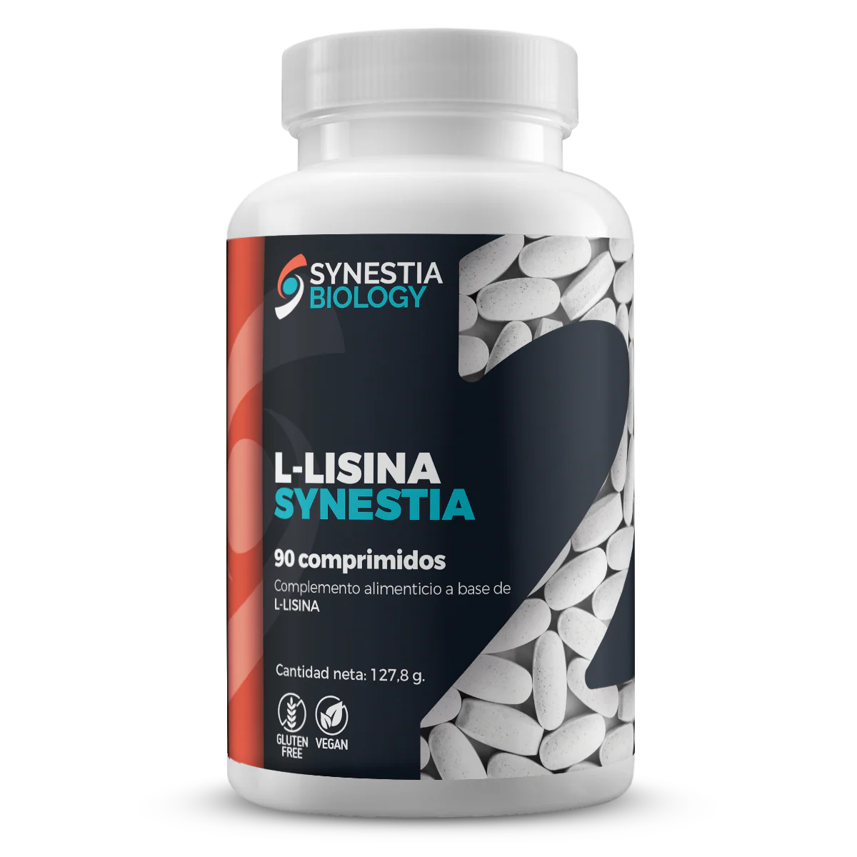 L-Lisina · Synestia Biology · 90 comprimidos