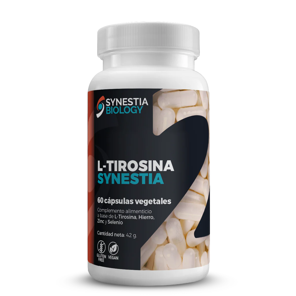 L-Tirosina · Synestia Biology · 60 cápsulas