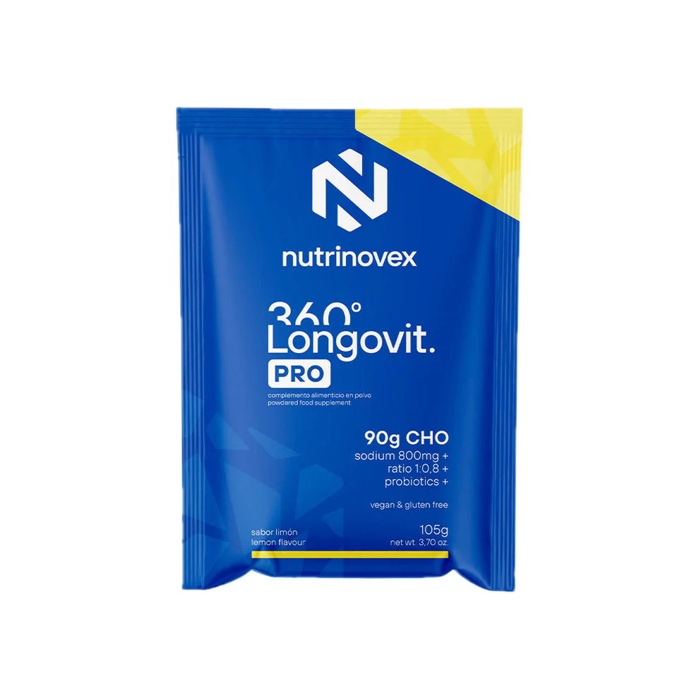 Longovit 360 Drink PRO: Sabor Limón · Nutrinovex · 105 gramos
