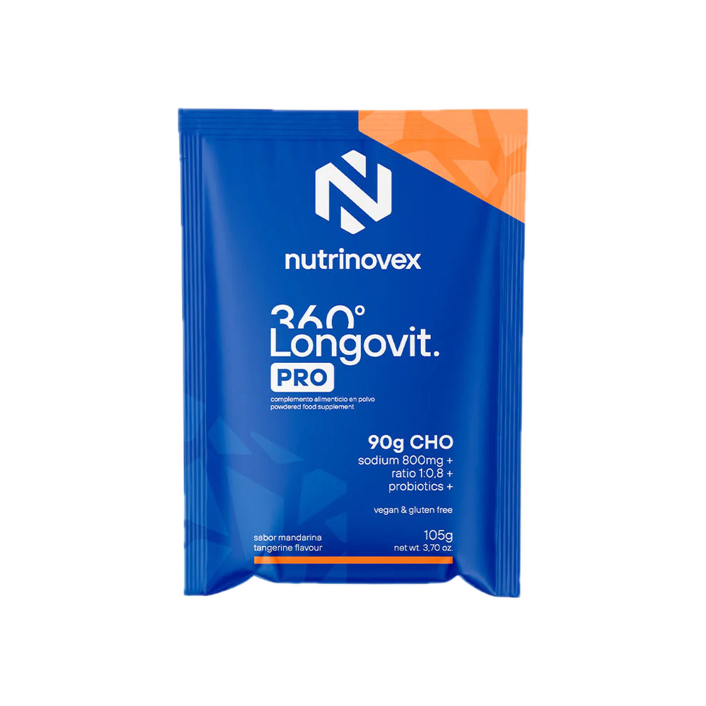 Longovit 360 Drink PRO: Sabor Mandarina · Nutrinovex · 105 gramos