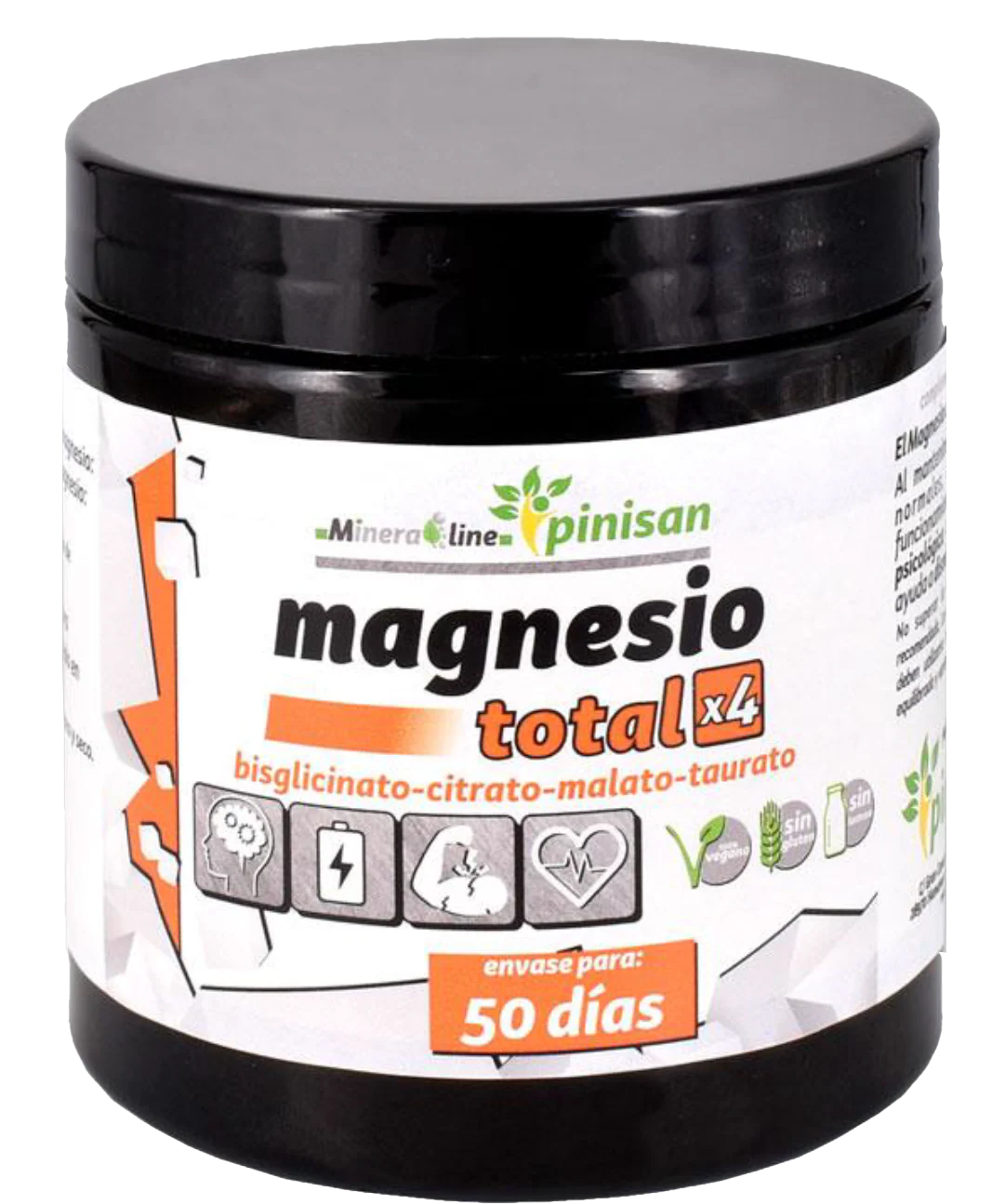 Magnesio Total x4 · Pinisan · 150 gramos