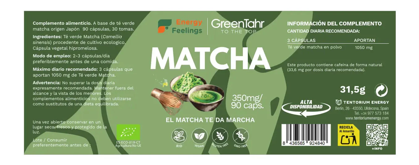 Matcha Eco · Energy Feelings · 90 cápsulas - Image 2