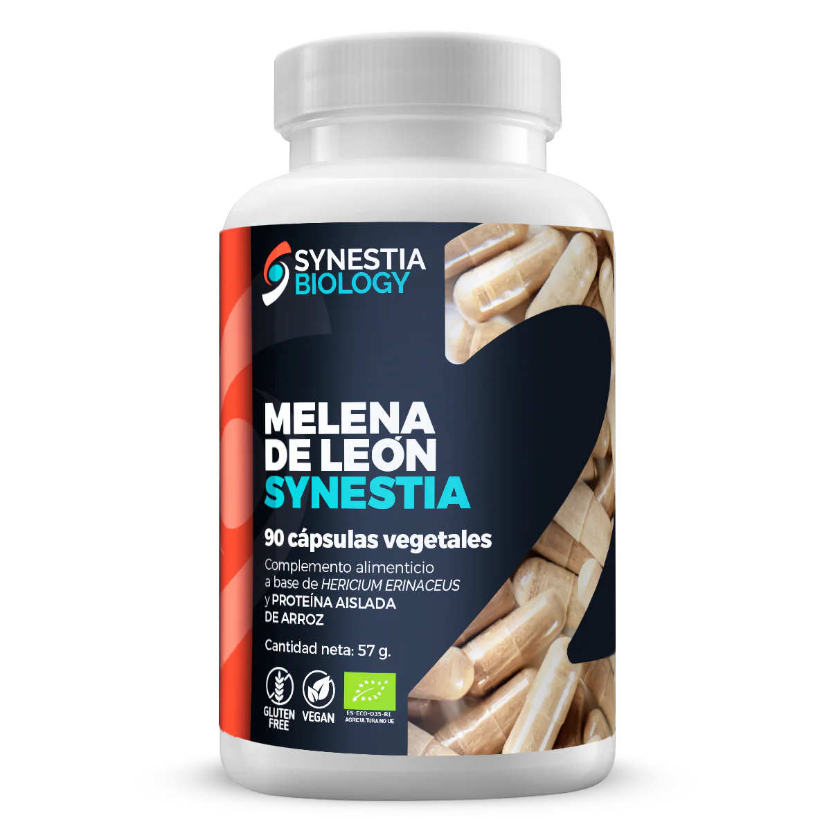 Melena de León · Synestia Biology · 90 cápsulas