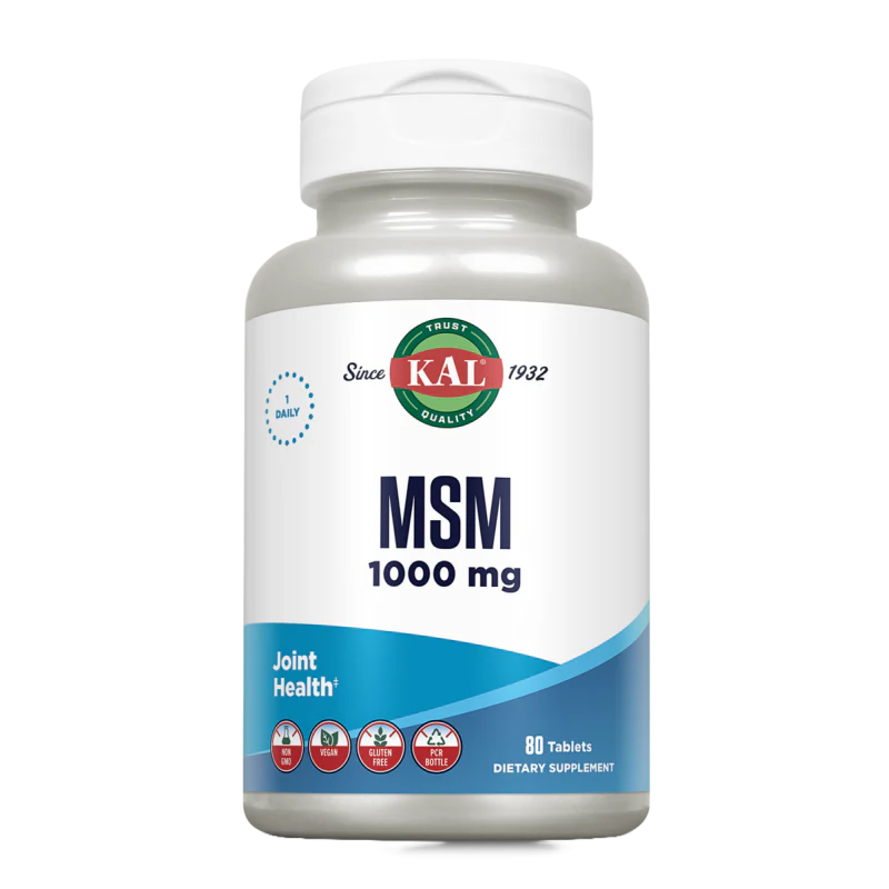 MSM 1000 mg · Solaray · 80 comprimidos