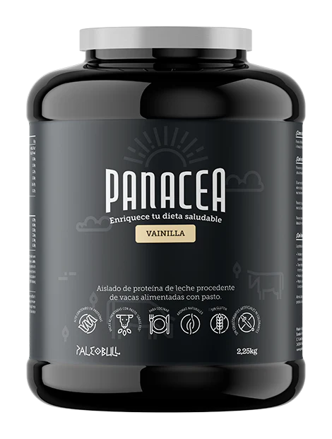 Panacea: Aislado de Proteína de Suero - Sabor Vainilla · Paleobull · 2,25 kg